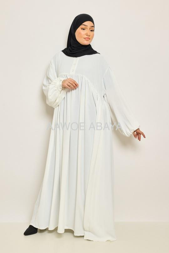 Abaya Femme Beige SILVER FASHION 2607 Efashion Paris