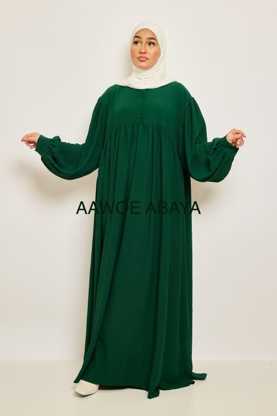 Abaya Femme Beige SILVER FASHION 2607 Efashion Paris