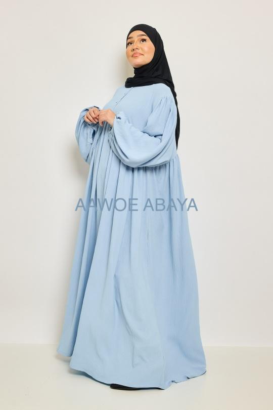 Abaya Femme Beige SILVER FASHION 2607 Efashion Paris