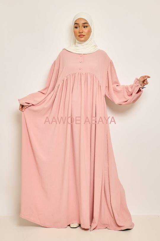 Abaya Femme Beige SILVER FASHION 2607 Efashion Paris