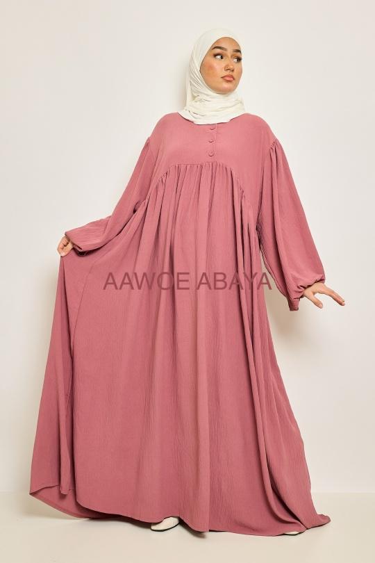 Abaya Femme Beige SILVER FASHION 2607 Efashion Paris