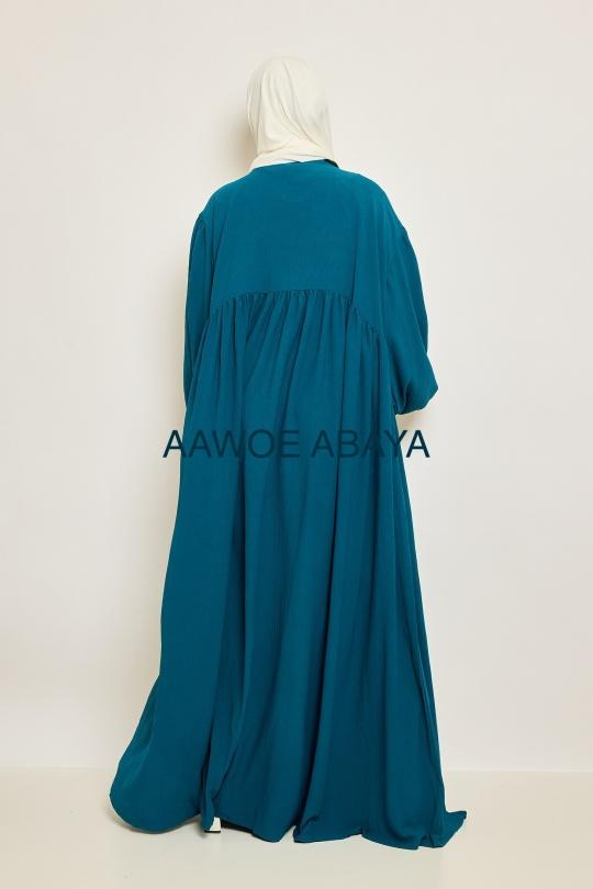 Abaya Femme Beige SILVER FASHION 2607 Efashion Paris