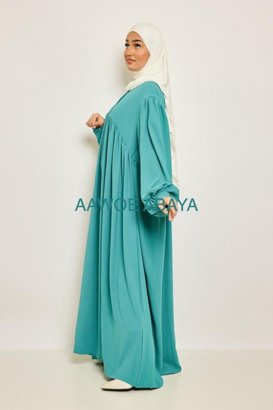 Abaya Femme Beige SILVER FASHION 2607 Efashion Paris