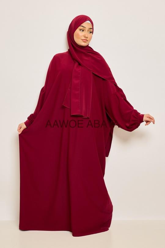 Abaya Femme Beige SILVER FASHION 2333 Efashion Paris
