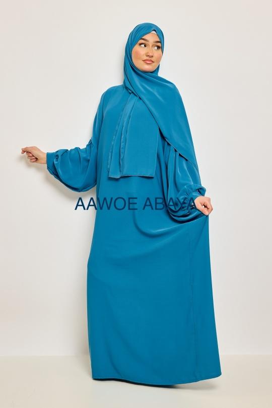 Abaya Femme Beige SILVER FASHION 2333 Efashion Paris