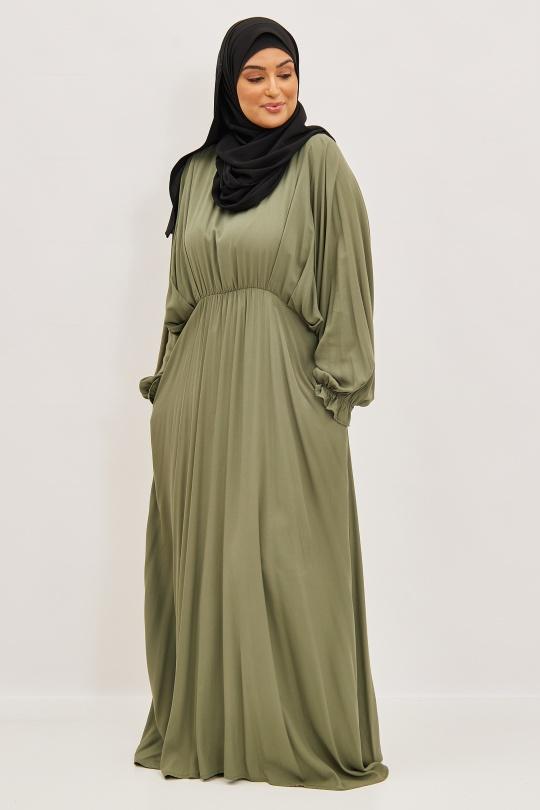 Abaya Femme Noir SILVER FASHION 2064 Efashion Paris