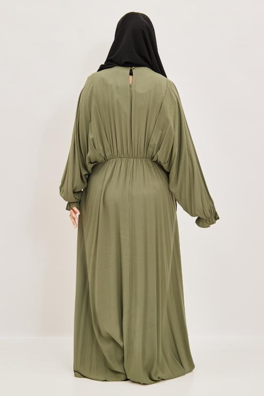 Abaya Femme Noir SILVER FASHION 2064 Efashion Paris
