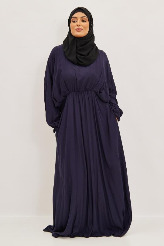 Abaya Femme Noir SILVER FASHION 2064 Efashion Paris