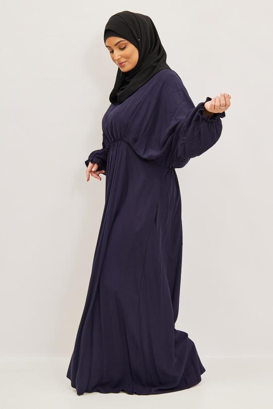 Abaya Femme Noir SILVER FASHION 2064 Efashion Paris