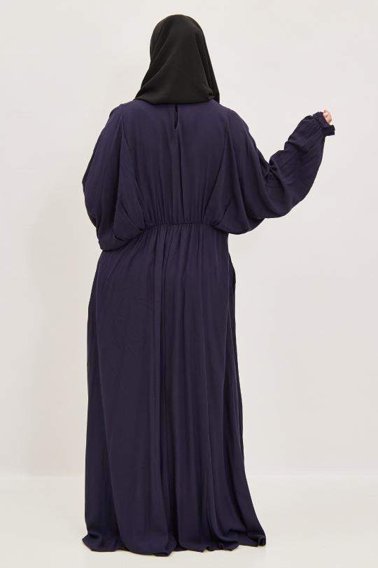 Abaya Femme Noir SILVER FASHION 2064 Efashion Paris