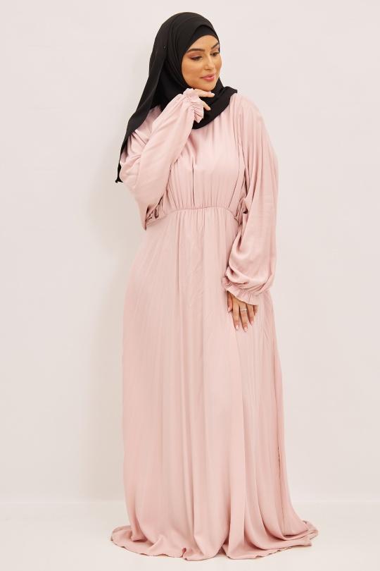 Abaya Femme Noir SILVER FASHION 2064 Efashion Paris