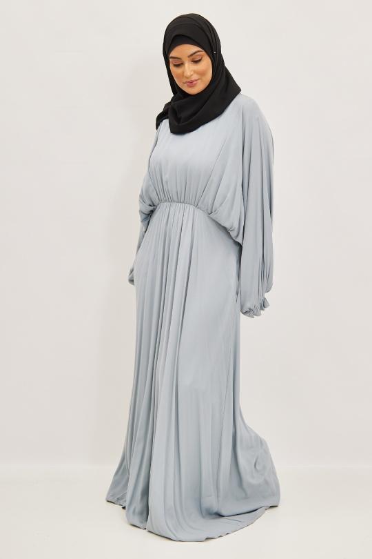 Abaya Femme Noir SILVER FASHION 2064 Efashion Paris
