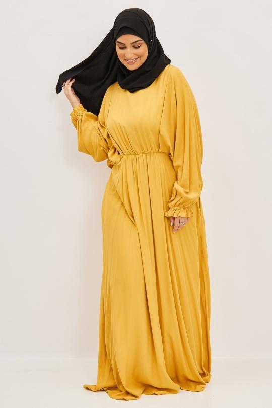 Abaya Femme Noir SILVER FASHION 2064 Efashion Paris