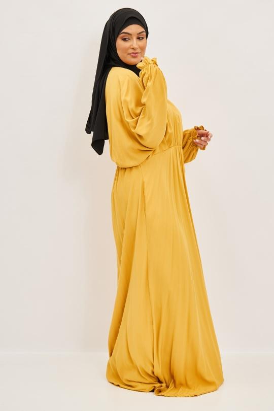 Abaya Femme Noir SILVER FASHION 2064 Efashion Paris