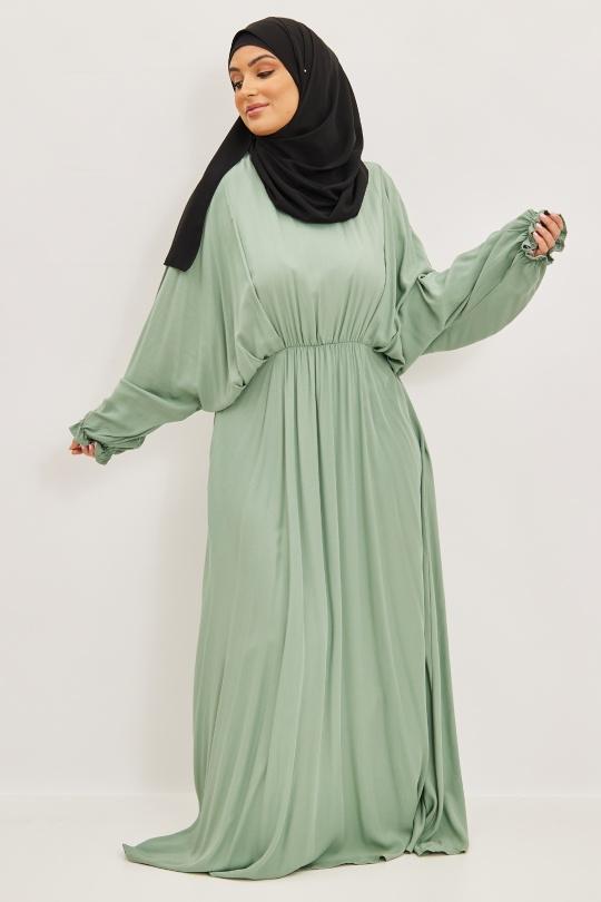 Abaya Femme Noir SILVER FASHION 2064 Efashion Paris