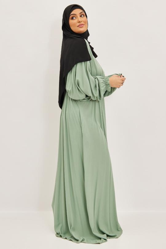 Abaya Femme Noir SILVER FASHION 2064 Efashion Paris