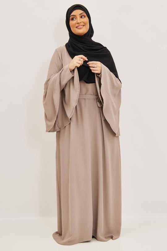 Abaya Femme Noir SILVER FASHION 2104 Efashion Paris