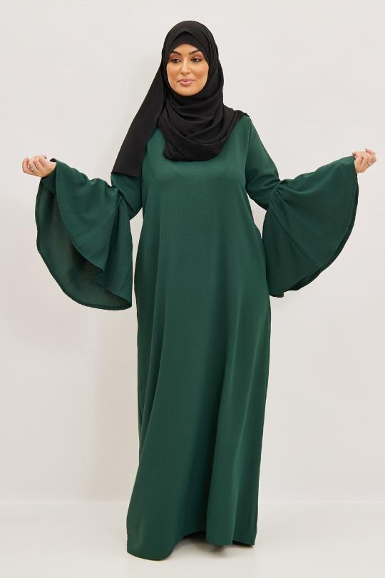 Abaya Femme Noir SILVER FASHION 2104 Efashion Paris