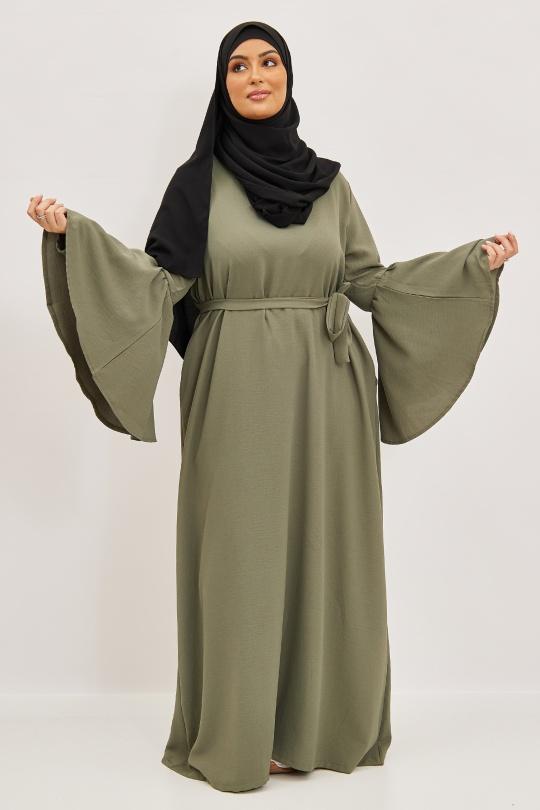 Abaya Femme Noir SILVER FASHION 2104 Efashion Paris