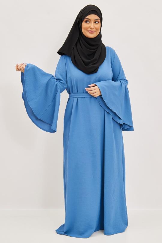 Abaya Femme Noir SILVER FASHION 2104 Efashion Paris