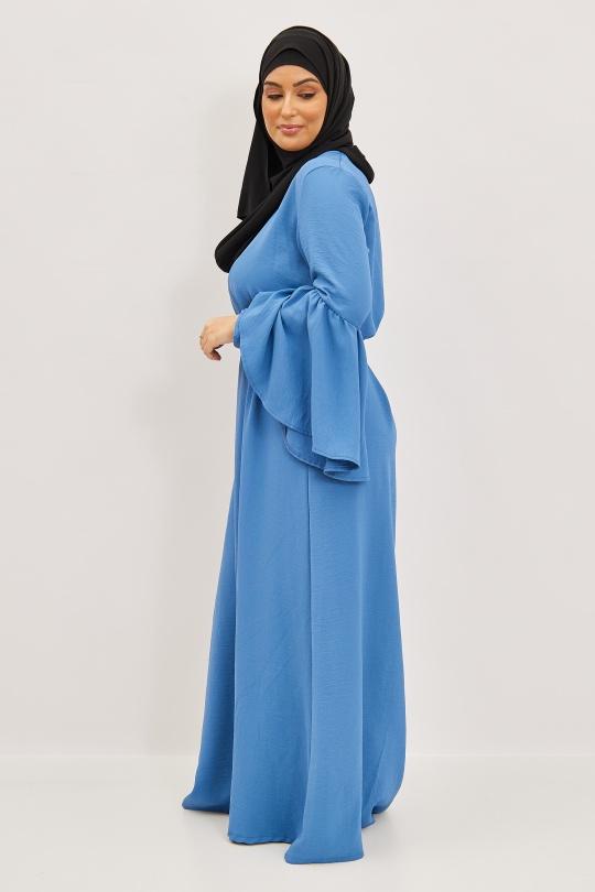 Abaya Femme Noir SILVER FASHION 2104 Efashion Paris