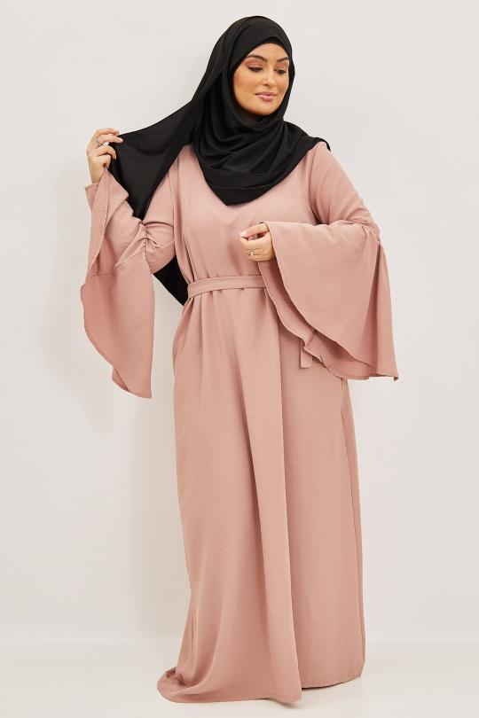 Abaya Femme Noir SILVER FASHION 2104 Efashion Paris