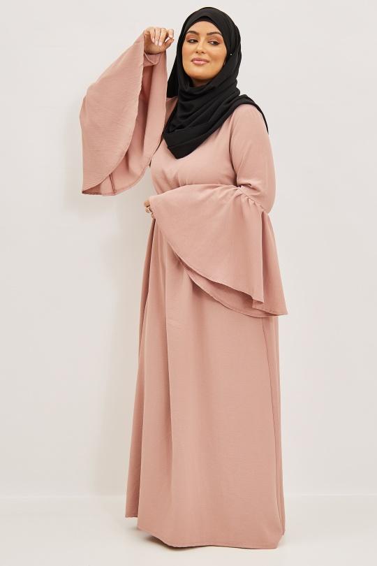 Abaya Femme Noir SILVER FASHION 2104 Efashion Paris