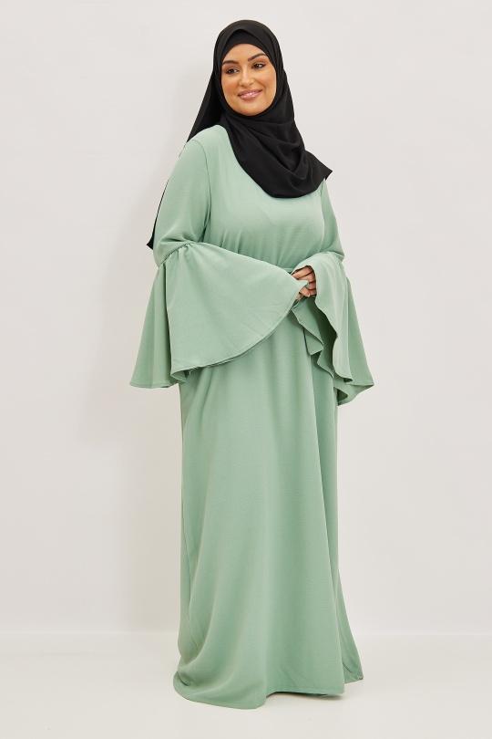 Abaya Femme Noir SILVER FASHION 2104 Efashion Paris