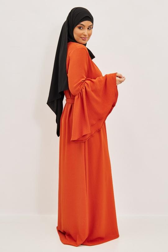 Abaya Femme Noir SILVER FASHION 2104 Efashion Paris