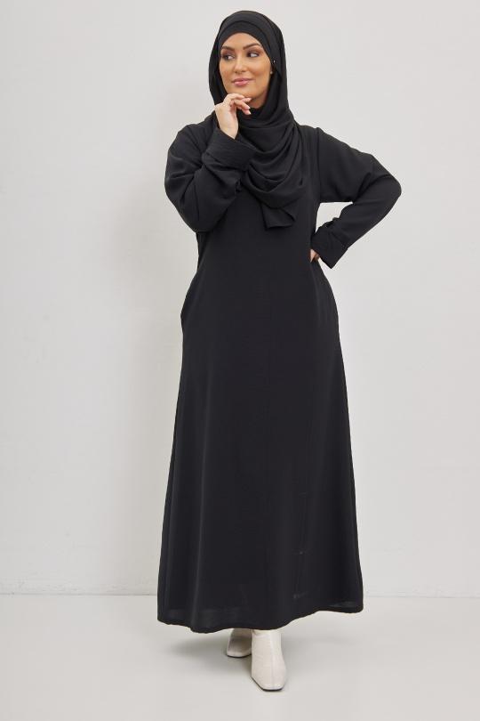 Abaya Femme Ivoire SILVER FASHION 1863B Efashion Paris