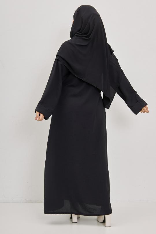 Abaya Femme Ivoire SILVER FASHION 1863B Efashion Paris