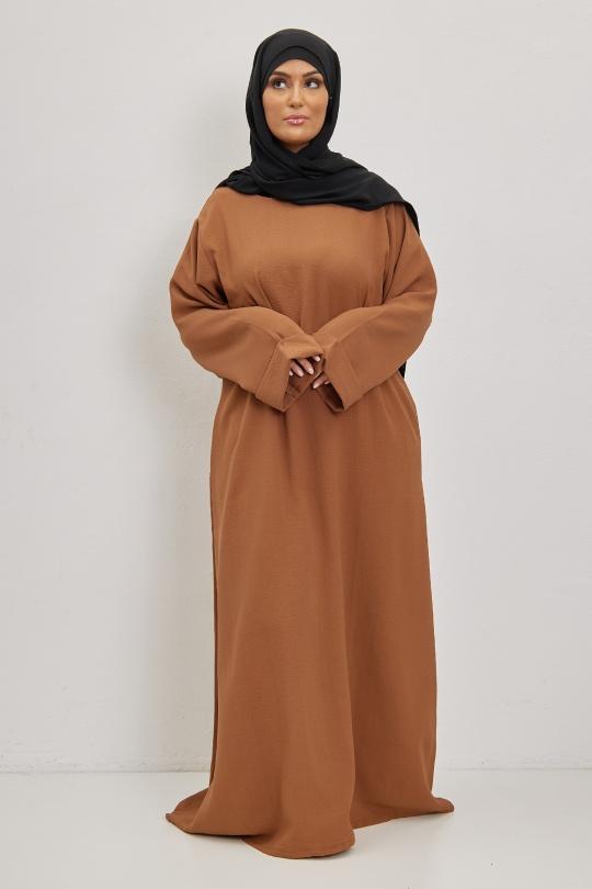 Abaya Femme Ivoire SILVER FASHION 1863B Efashion Paris