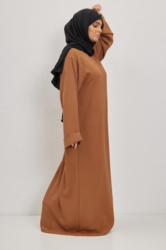 Abaya Femme Ivoire SILVER FASHION 1863B Efashion Paris