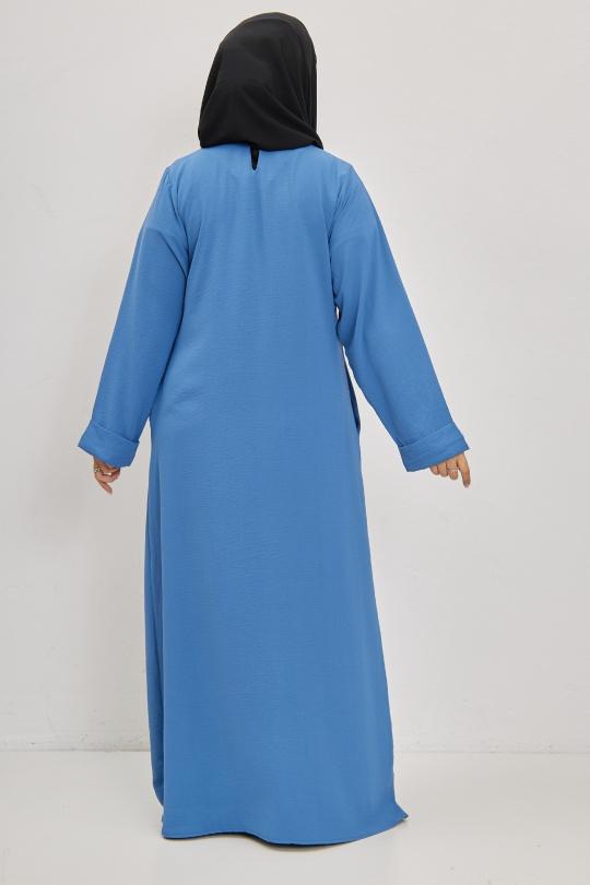 Abaya Femme Ivoire SILVER FASHION 1863B Efashion Paris