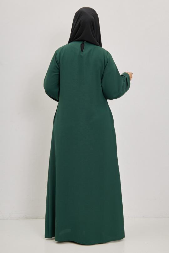 Abaya Femme Ivoire SILVER FASHION 1863B Efashion Paris