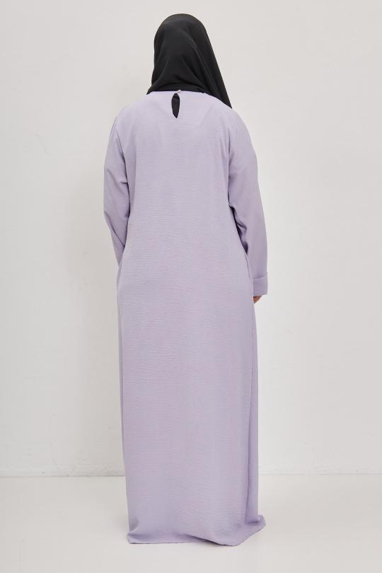 Abaya Femme Ivoire SILVER FASHION 1863B Efashion Paris