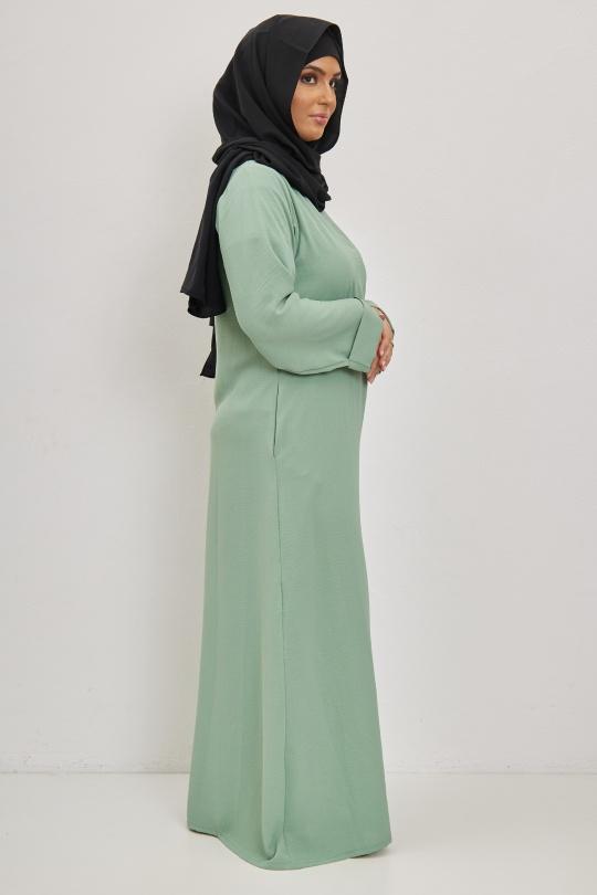 Abaya Femme Ivoire SILVER FASHION 1863B Efashion Paris