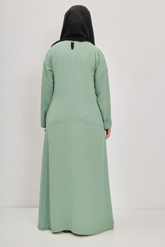 Abaya Femme Ivoire SILVER FASHION 1863B Efashion Paris
