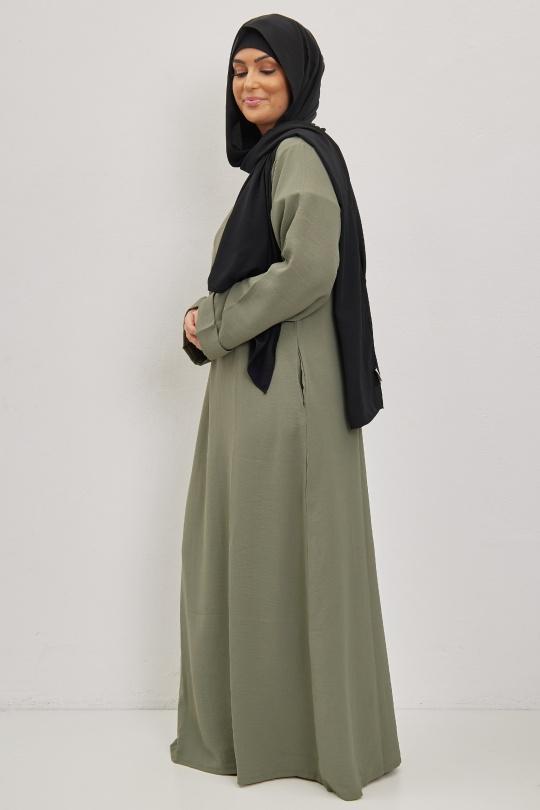 Abaya Femme Ivoire SILVER FASHION 1863B Efashion Paris
