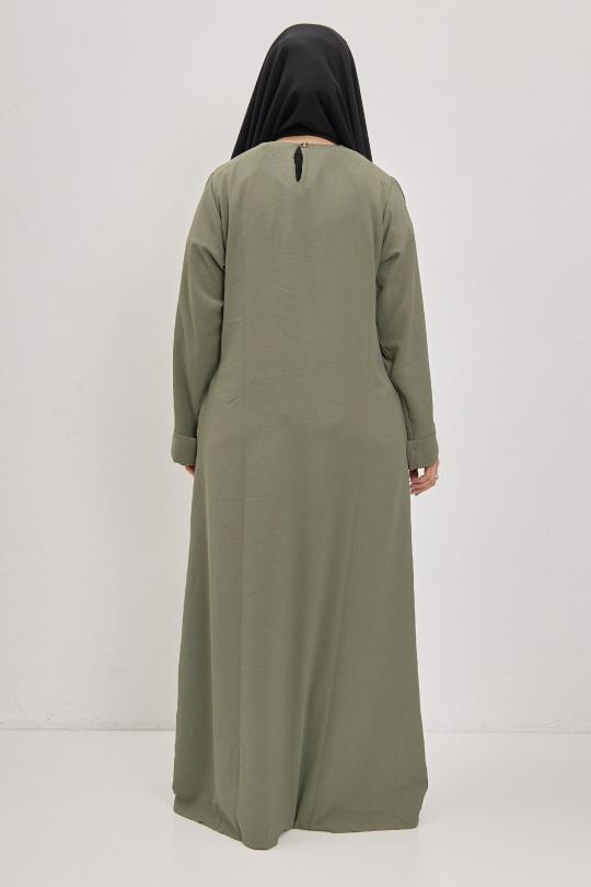 Abaya Femme Ivoire SILVER FASHION 1863B Efashion Paris