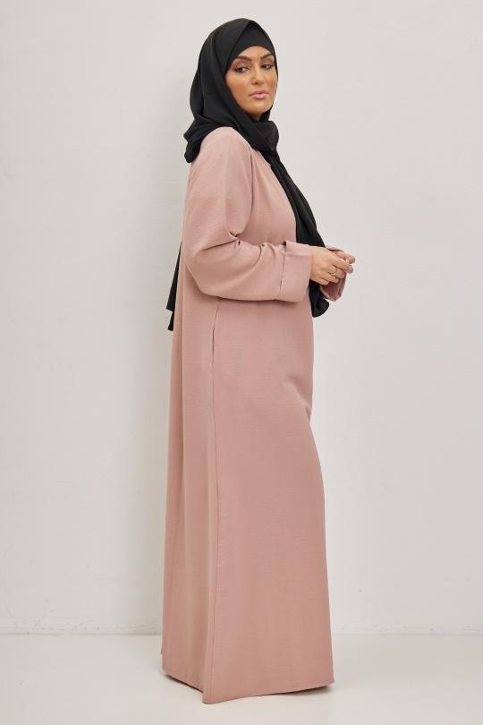 Abaya Femme Ivoire SILVER FASHION 1863B Efashion Paris