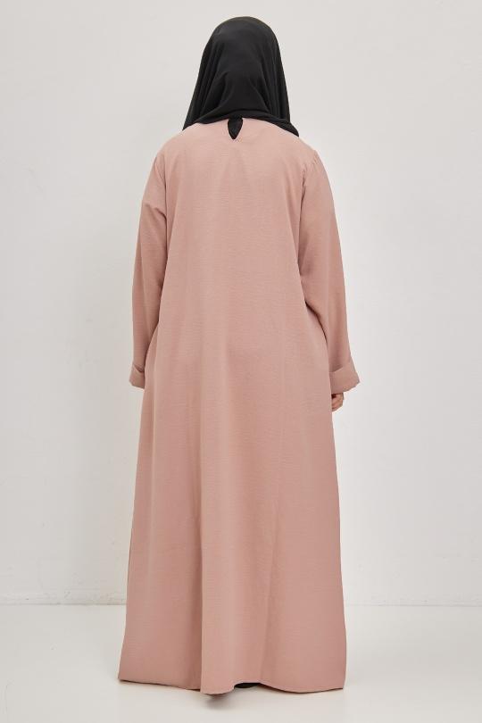 Abaya Femme Ivoire SILVER FASHION 1863B Efashion Paris