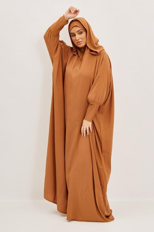 Abaya Femme Beige SILVER FASHION 011R Efashion Paris