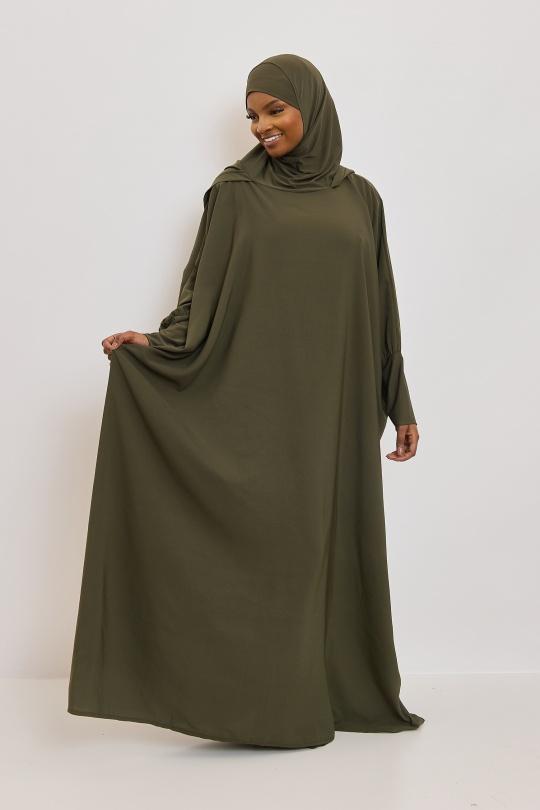 Abaya Femme Beige SILVER FASHION 011R Efashion Paris