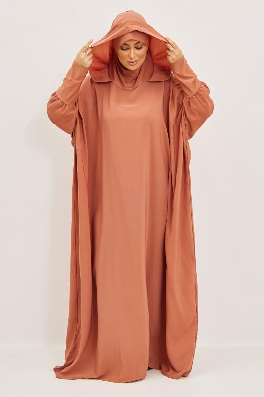 Abaya Femme Beige SILVER FASHION 011R Efashion Paris