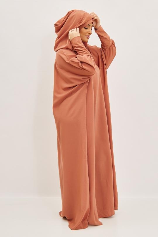 Abaya Femme Beige SILVER FASHION 011R Efashion Paris