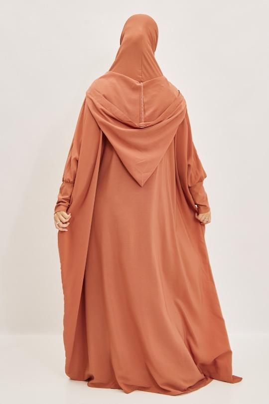 Abaya Femme Beige SILVER FASHION 011R Efashion Paris