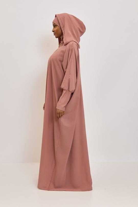 Abaya Femme Beige SILVER FASHION 011R Efashion Paris