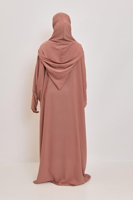 Abaya Femme Beige SILVER FASHION 011R Efashion Paris