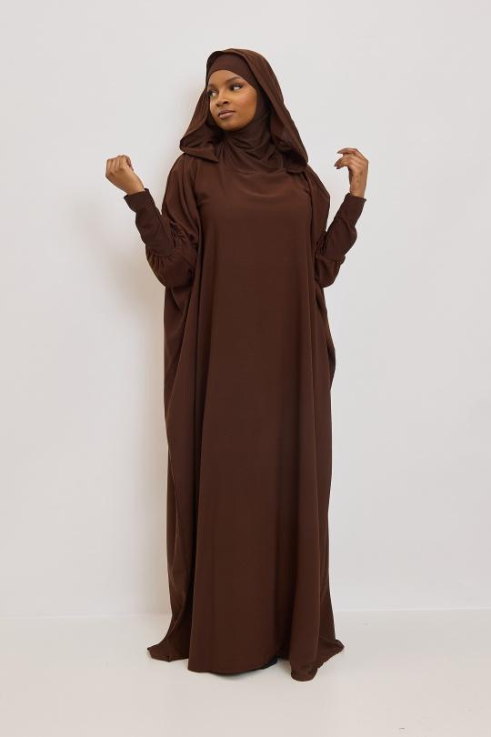 Abaya Femme Beige SILVER FASHION 011R Efashion Paris